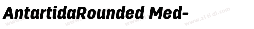 AntartidaRounded Med字体转换
